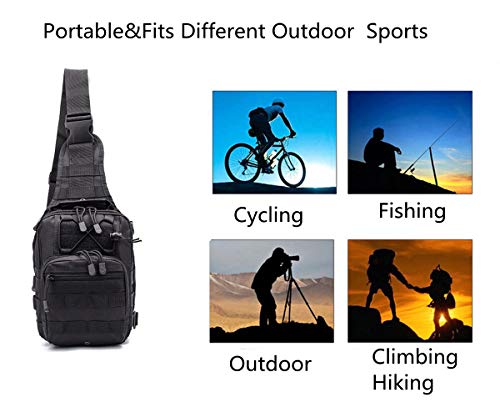 Tactical Backpack Outdoor Shoulder Bag Satchel Sling Chest Packs Daypacks