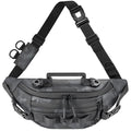 THKFISH Fishing Waist Pack, Fishing Tackle Bag Waterproof Fanny Pack for Women & Men Portable Sling Bag - color: Black Camo-REGULAR
