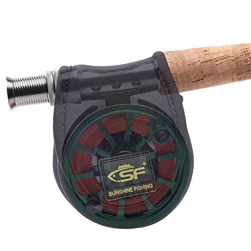 SF Fly Fishing Reel Cover Case Pouch or Fly Reel Black Fit 7/8 wt - size: 7/8wt