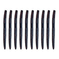 Soft Plastic Fishing Lures with Salted Hook Slot 10pcs FS/RE-09 - color: Color F