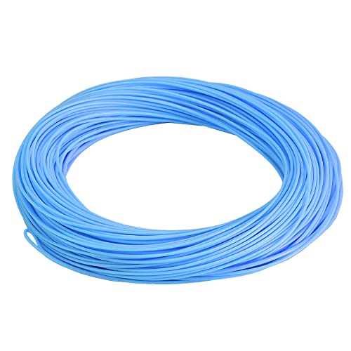 SF Fly Fishing Line Weight Forward Floating Fly Line for Fly Fishing 3wt 4wt 5wt 6wt 7wt 8wt 100FT Double Welded Loops - color: New Sky Blue, size: WF5F 100FT