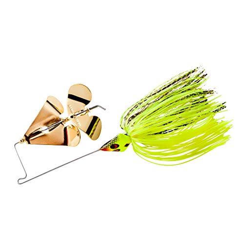 Booyah Counter Strike Buzz Buzzbait Bass Fishing Lure - color: Glowbee, size: 3/8 oz