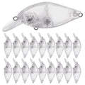 10pcs/20pcs Fishing Blanks Lures Kit Fishing Topwater Unpainted Swimbait Unpainted Crankbaits Hard Baits DIY Lure for Bass Salmon Trout Saltwater and Freshwater - color: D: 20pcs 0.25oz/7g