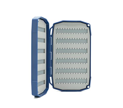 Umpqua UPG Sili Essential Fly Box Double Mini Blue - color: Blue, size: Mini - Blue