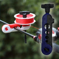 Fishing Line Winder Portable Reel Spooler Machine Adjustable Tension Single-Person for Spinning, Baitcasting, Carp Fishing - color: Blackblue