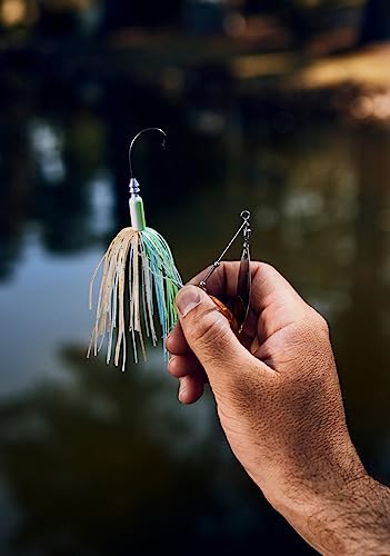 Berkley Power Blade Compact Fishing Spinnerbaits - color: Fire Craw/Gold + Gold, size: 3/8 oz - Colorado Indiana