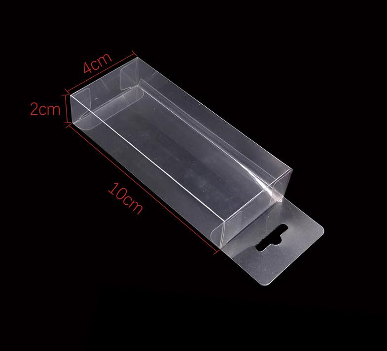 Pack of 20 Fishing Lure Tackle Clear Plastic Package PET Box for Bait Crafts