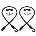 2 Pcs Rod Tamer Strap Holder Deck Mount Connector Gunwale Mount Rod Strap Rod Hold Down Strap - color: Black