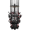 KastKing V16 Fishing Rod Holder for Garage, Floor Rack Holds Up to 16 Rods & Combos, Space-Saving Fishing Pole Organizer with Protective Foam, Durable ABS, Fishing Gear & Accessories Gift for Men - size: V16 without Rotating Base
