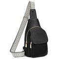 SENDEFN Small Sling Bag Crossbody Bags for Women Vegan Leather Cell Phone Cross Body Purse Fanny Packs Chest Bag for Women - color: C-black