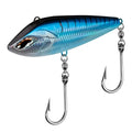 Alwonder High Speed Trolling Lures Up to 17 Knots Saltwater Fishing Lures Sinking Hard Baits 6-3/4”/7.5oz with Heavy-Duty 7/0 Hook Deep Diving Jerkbait Fishing Plug Offshore Lure for Marlin Tuna Wahoo - color: Chrome Bule
