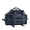 SHANGRI-LA Tactical Range Bag Outdoor Sling Backpack Hiking Fanny Waist Pack - color: Black