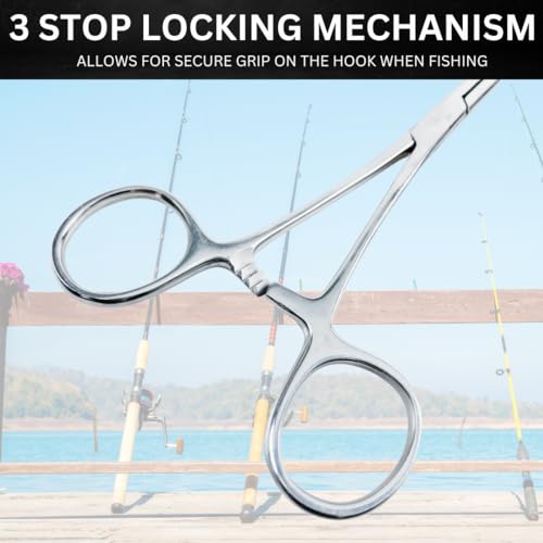 ADROIT (2 Pack) 5.5" Straight Tip Stainless Steel Hemostat Forceps | Precision Teeth Grip | Versatile Use for First Aid, Crafting, & Electronics - size: 5.5", style: Straight