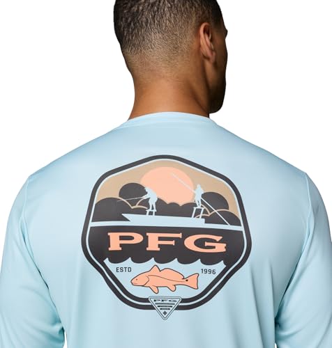 Columbia Terminal Tackle PFG Shield Long Sleeve - color: Marine Light, size: Large