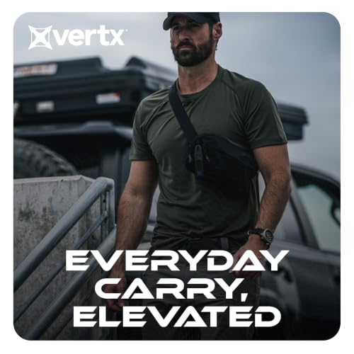 Vertx Everyday Tactical Fanny Pack 2.0-100% Nylon Fanny Pack for Men and Women with CCW-Ready Design and Rapid Access Tab - It's Black - 2L | 100% Nylon, CCW-Ready Design, Rapid Access Tab, 2L Capacity, For Men and Women - color: It's Black, style: Everyd