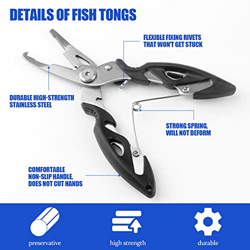Fishing Rod Reel Combos Collapsible Fishing Rod Kit, 2PCS Telescopic Fishing Pole+2PCS Spinning Reels+Lures Hooks+Tackle Bag+Fishing Accessories Full Combo for Kids Youth - color: 2PCS 1.7M Black and Blue
