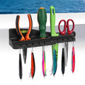 Hikeen Fishing Tool Holder for Boat, Fishing Hook, Pliers, Knives, Lures Organizer for Boat, Screw Mount Marine Tackle Rack Holder