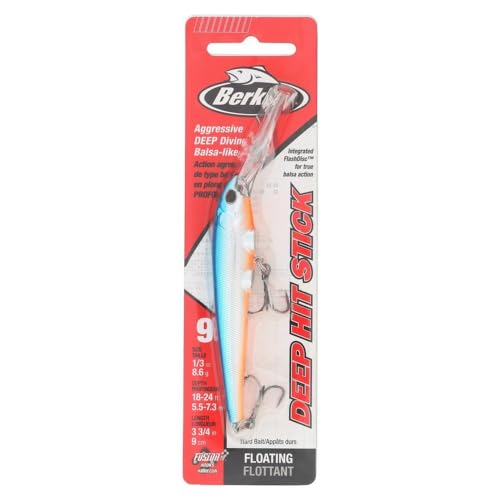 Berkley Berkley Deep Hit Stick - color: Blue Chrome, size: 3 3/4in - 1/3 oz