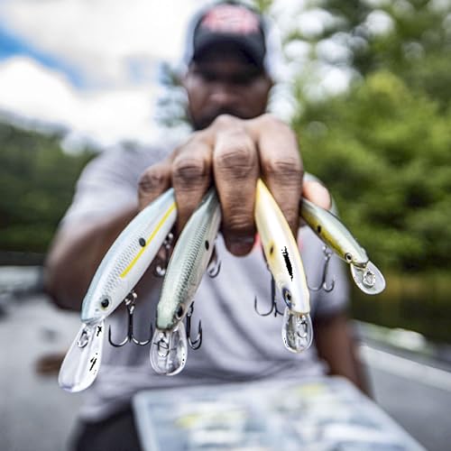 Strike King KVD Jerkbait 3 Hook - color: Chartreuse Sexy Shad, size: 4.75 inch (Pack of 1)