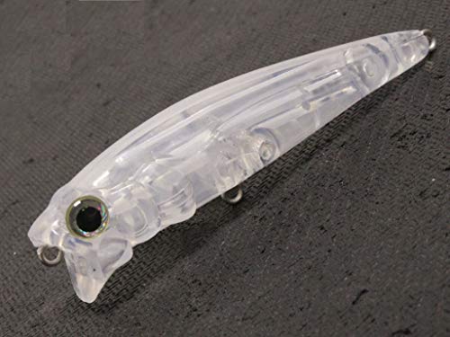 10 Blank Unpainted Minnow Crankbait Topwater Lipless Jerkbait Fishing Lures V3 - color: UPW751P10