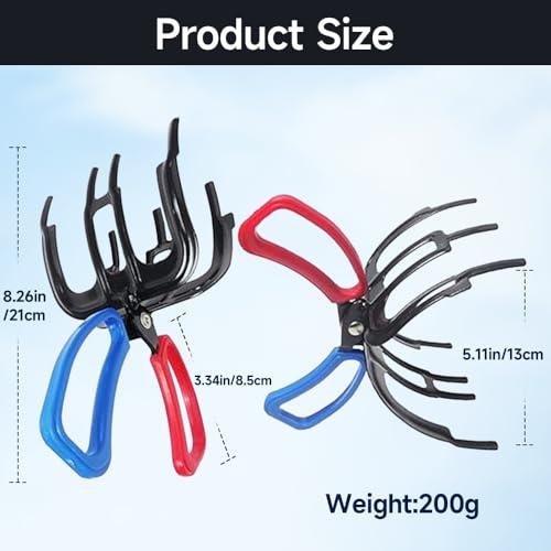 3 Claw Fish Gripper,2026 New Fishing Pliers Gripper Metal Control Clamp Tong Tackle Tool, Multi-Functional Fish Grip Fishing Accessories for Catch Fish - color: 3 Claw/1pcs