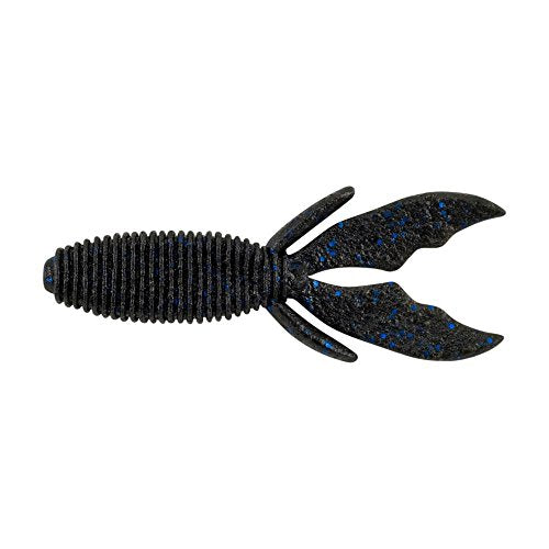 Berkley PowerBait MaxScent Creature Hawg - color: Black Blue Fleck