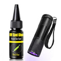 Eupheng UV Knot Glue for Fishing Knots and Fly Repairs, Ideal for Braid to Leader Knot Strengthening Smooth, Flexible Finish - color: 2/3oz UV Knot Glue + UV light