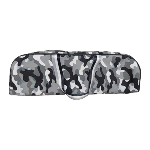 Portable Fishing Rod Bag Collapsible Fishing Bag Large Capacity Outdoor Nylon Carrying Case - size: 40CM Lenght-Black