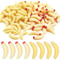 100pcs Bass Fishing Worms Lures, Silicone Soft Maggot Baits Bread Worm Fishing Lures, Bread Worm Wax Worms for Trout Panfish, Fresh Water Fishing Lures Set, 2 Styles
