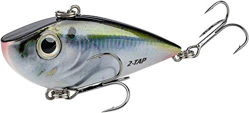 Strike King REYESDTT34-699 Red Eyed Shad Tungsten 2 Tap, Natural Shad, 3/4oz