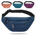 AIKENDO Fanny Pack for Men Women, Crossbody Waist Bag Pack Phone Bag | Belt Bag for Travel Walking Running Hiking Cycling, Adjustable Lightweight Hip Pack, Easy Carry Any Phone,Wallet(Dark blue) - color: Dark blue