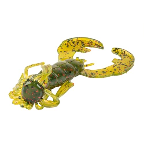 Strike King Rage Luau Craw Soft Bait - color: 18 - Watermelon Seed with Red Flake