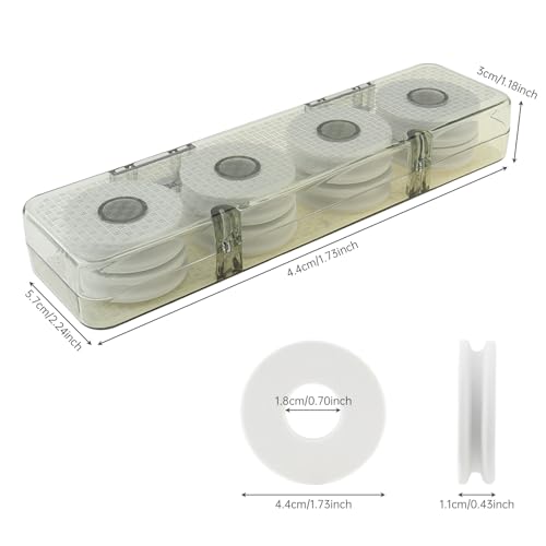 8pcs Fishing Foam Spools Foam Reels Fishing Wire Winder, Fishing Line Board Fishing Line Spools for Storage Organizer Accessories for Fishing Line