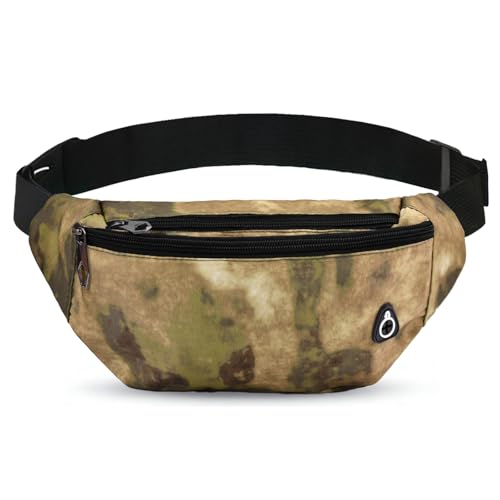 Fanny Pack for Women Men,Crossbody Fanny Pack Water Resistant Sports Waist Bag Pack, Belt Bag for Travel Hiking Running - color: 1pack-greenruin