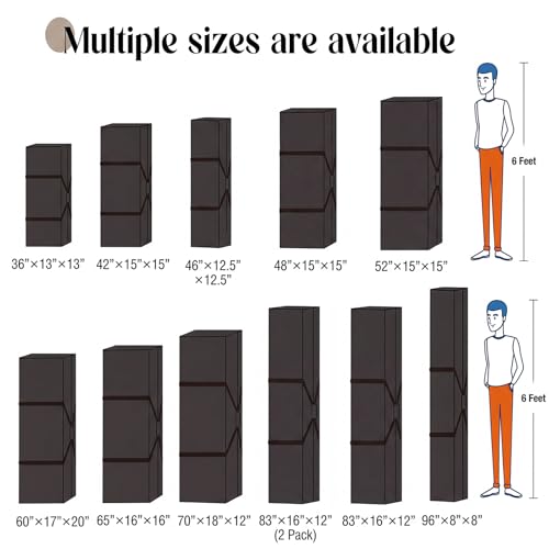 65 x 16 x 16 Inch, 257 L Extra Large Duffle Bag Camping Tent Storage Bag Heavy Duty Waterproof Sports Equipment Carrying Case for Tent Pole Travel Canopy Hammock Tripod Fishing Outdoor Moving - color: Black, size: 65 x 15.5 x 15.5 Inch, 257 L