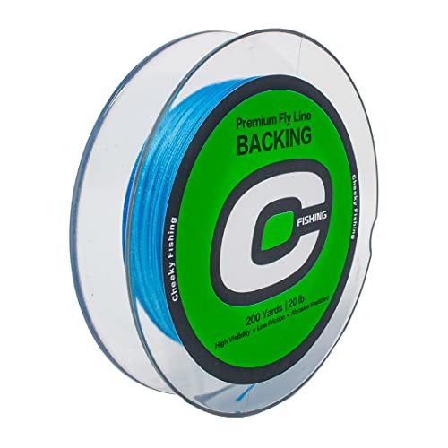 Cheeky Fishing Premium Fly Line Backing - color: Blue, style: 20lb/200 Yards