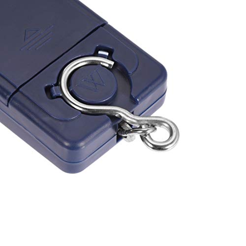 uxcell Electronic Digital Handle Spring Scale 40000g/10g ABS Portable Handheld Hanging Balance Weight for Fishing Kitchen Home Blue