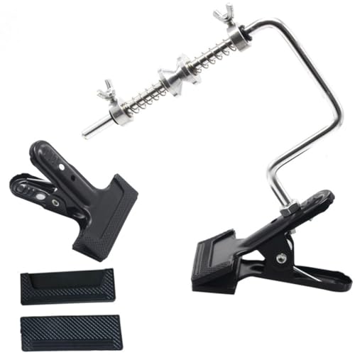 NOLITOY Fishing Line Winder Spooler with Adjustable Tension Clip Portable Line Spooling Station for Spinning and Casting Reels Compact Tool to Twist DIY Fishing Pole Accessories