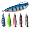 AMHDV Weedless Minnow Hard Lures Topwater Fishing Bait for Freshwater Saltwater (Pack of 5)