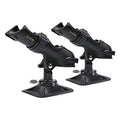 HITORHIKE Fishing Rod Holder Universal Fit Kit Allows for 360-degree Adjustment Kayak Fishing Boat Powerlock Rod Holder - style: Fishing Rod Holder X2+rib Mount X2