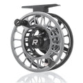 RIFT Breach v2 Fly Fishing Reel, High Capacity Spool, Carbon Disc Drag, Full CNC-Machined Anodized Aluminum Fly Reel, 5/6 Weight, Black, Grey - color: v2 Black/Grey - Without Line