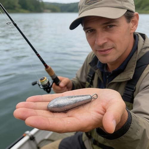 Drop Shot Fishing Weights Sinkers for Saltwater Freshwater Fishing - style: 3/4 Ounce-10pcs