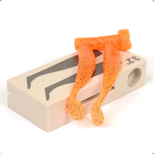 Soft Plastiс Lure Making Injection Fishing Mold Shaker 3.2'' Two Cavity