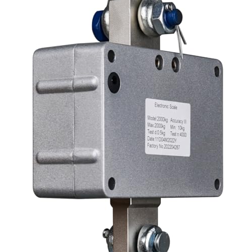 2000KG / 4400LBS 2Ton Digital Crane Scale with Remote, Industrial Heavy Duty Electronic Hanging Scale, LED Display