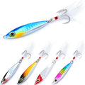 EXAURAFELIS Jigging Bait Fishing Lures Fishing Gear Jig Fishinglure Spoon Lures Sinking Metal Spoons swimbaits for Bass Trout Tuna Kingfish Snapper Cobia Tackle Box Freshwater Saltwater