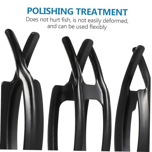 BESPORTBLE 3 Claw Fish Gripper, 2Pcs Metal Fishing Pliers Gripper Multifunctional Fish Control Clamp Fish Grabber Tool for Catch Most Freshwater Fish Fishing Accessories