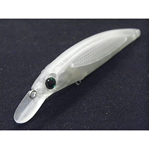 10 Blank Unpainted Minnow Crankbait Topwater Lipless Jerkbait Fishing Lures V3 - color: UPM600P10