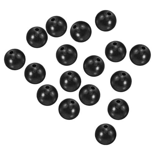 PATIKIL Fishing Beads, Soft Plastic Round Rubber Fishing Bait Eggs Rig Beads Tackle Lures Accessories with Storage Box - size: 12mm