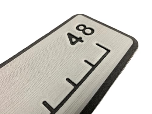 | Fish Ruler | SeaDek | 48 inch Fish Measurement Tool | Perfect for Boats and Kayaks | Storm Gray/Black - color: Storm Gray/Black