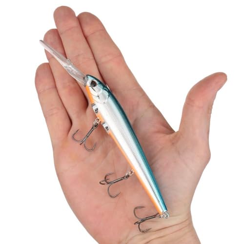 Berkley Berkley Deep Hit Stick - color: Blue Chrome, size: 4 3/4in - 3/4 oz